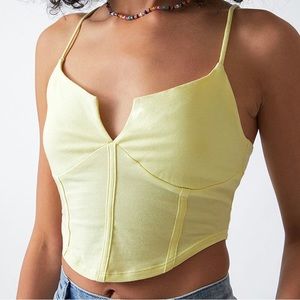 PacCares Notch Bustier Tank Top